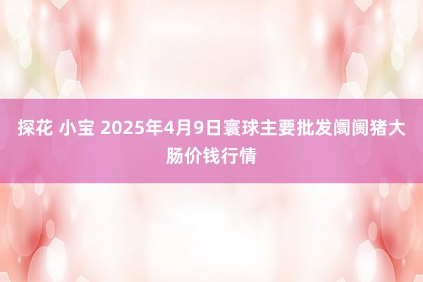 探花 小宝 2025年4月9日寰球主要批发阛阓猪大肠价钱行情